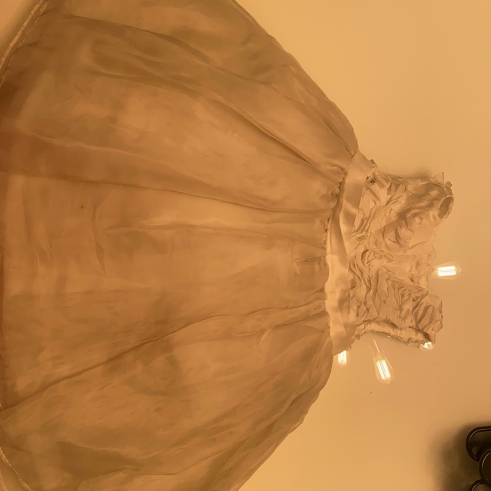 White formal dress